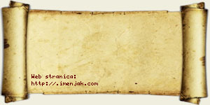 Tamara Simjanović vizit kartica